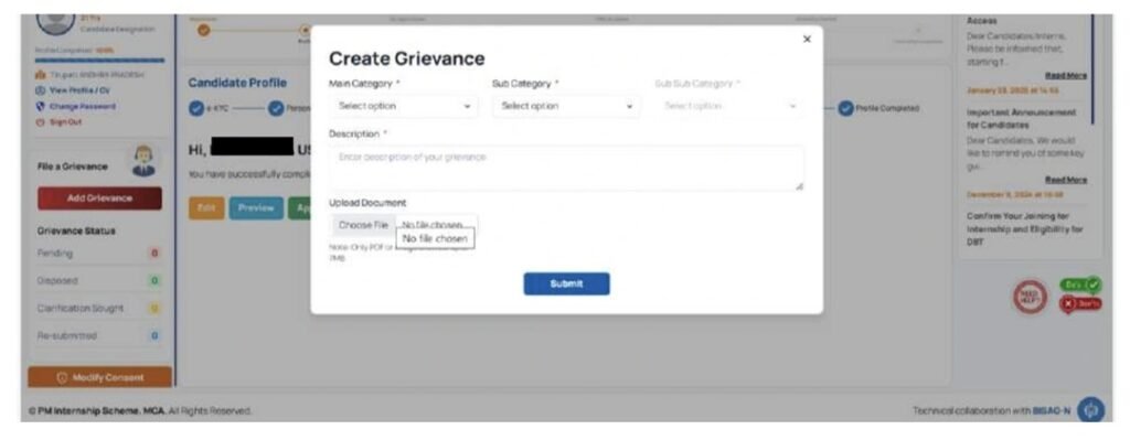 PM Internship 